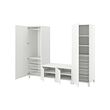 PLATSA wardrobe with 4 doors