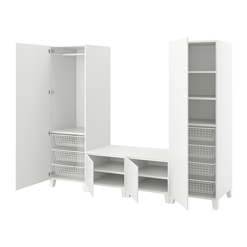 PLATSA wardrobe with 4 doors