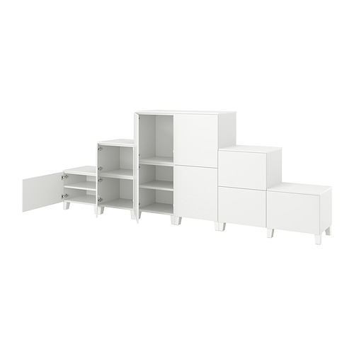 PLATSA, wardrobe w 10 doors