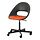 ELDBERGET/MALSKÄR, swivel chair + pad