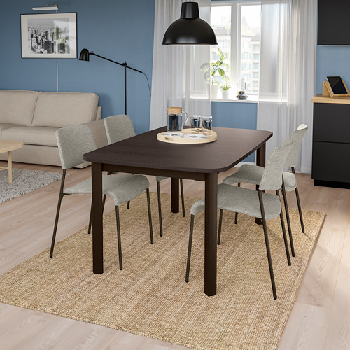 STRANDTORP/UDMUND, table and 4 chairs