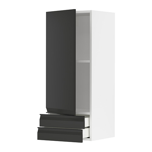 METOD/MAXIMERA wall cabinet with door/2 drawers