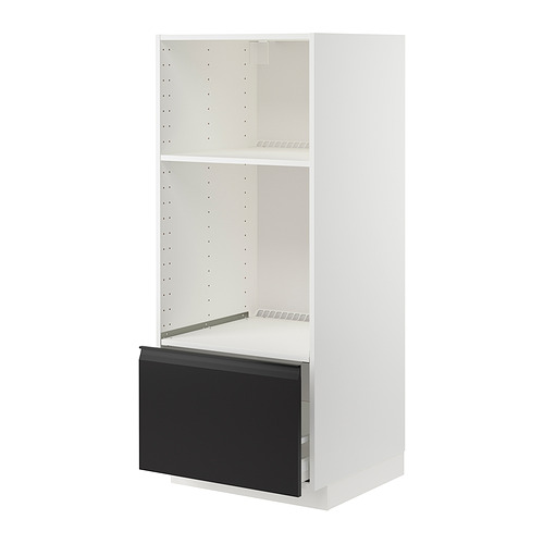 METOD/MAXIMERA high cab for oven/micro w drawer
