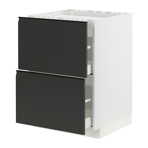 METOD/MAXIMERA, base cab f hob/2 fronts/2 drawers