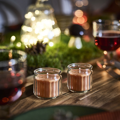 HÖKGÖK, scented candle in glass