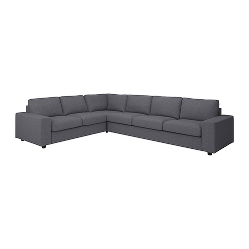 VIMLE, corner sofa, 5-seat