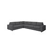 With wide armrests/hallarp grey