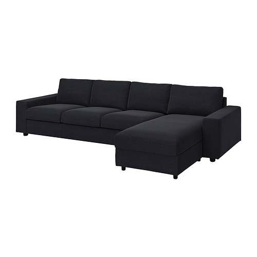 VIMLE, 4-seat sofa with chaise longue