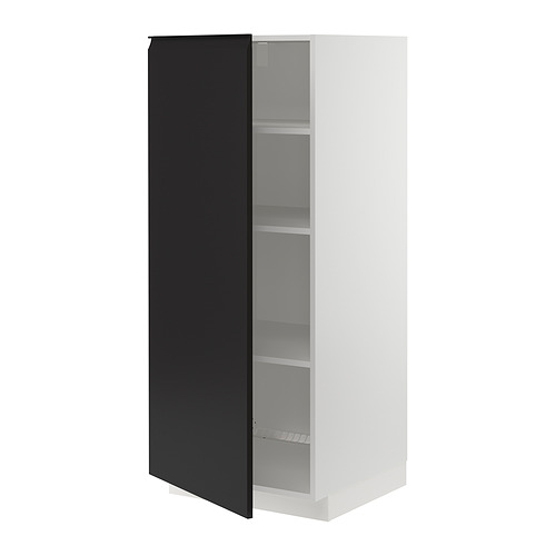 METOD high cabinet with shelves