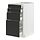 METOD/MAXIMERA, base cab 4 frnts/4 drawers