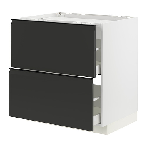 METOD/MAXIMERA, base cab f hob/2 fronts/2 drawers