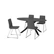 MARIEDAMM/LILLÅNÄS table and 4 chairs