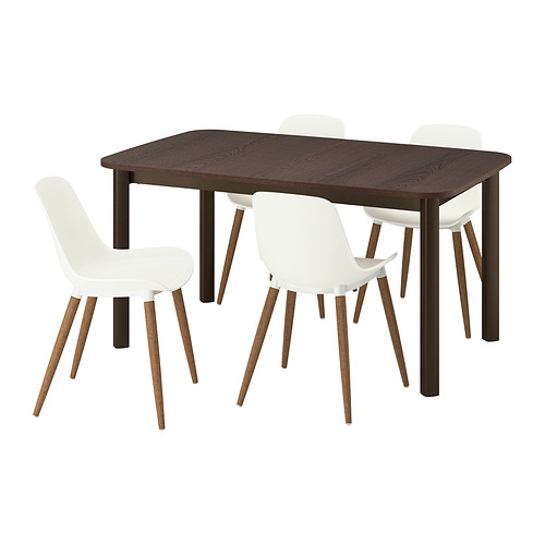 STRANDTORP/GRÖNSTA, borð og fjórir stólar