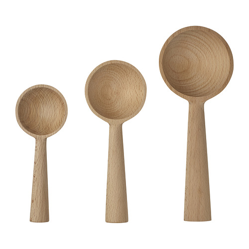 FLODNEJONÖGA, spoon, set of 3