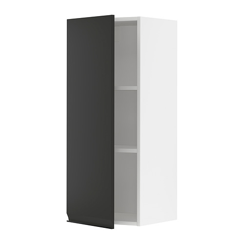 METOD wall cabinet with shelves