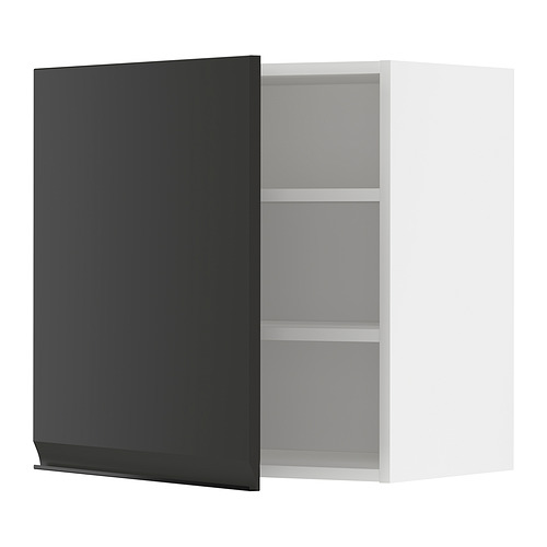 METOD wall cabinet with shelves