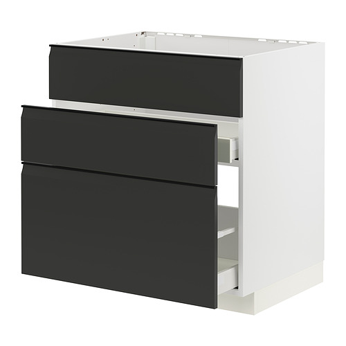 METOD/MAXIMERA base cab f sink+3 fronts/2 drawers