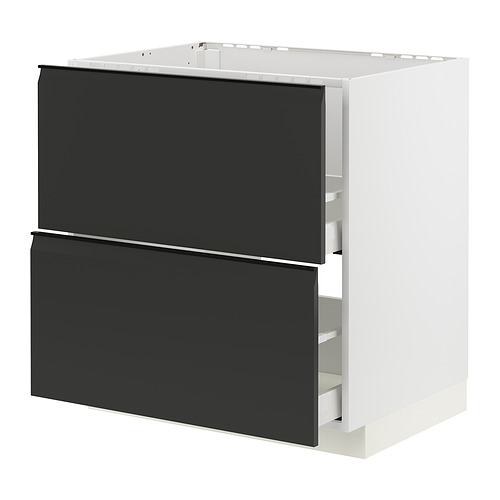 METOD/MAXIMERA base cab f sink+2 fronts/2 drawers