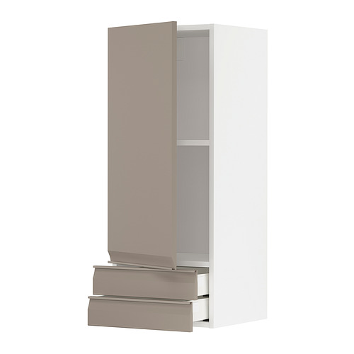 METOD/MAXIMERA wall cabinet with door/2 drawers