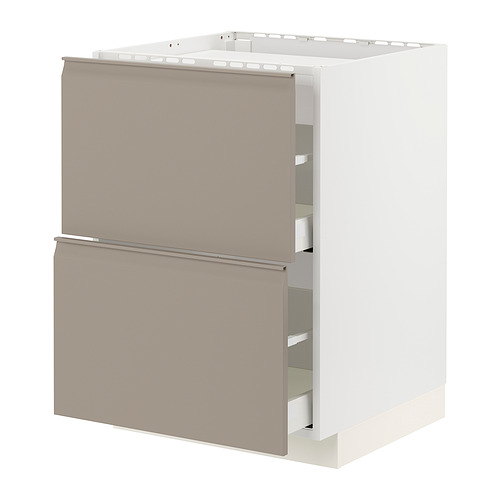 METOD/MAXIMERA, base cab f hob/2 fronts/2 drawers