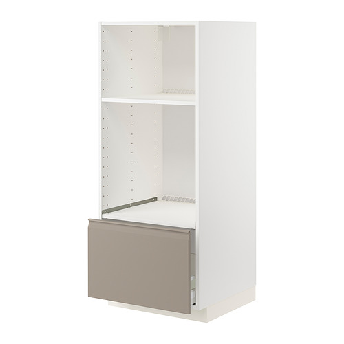 METOD/MAXIMERA high cab for oven/micro w drawer