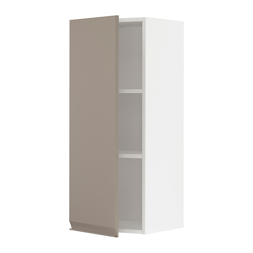 METOD wall cabinet with shelves