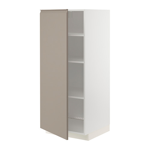 METOD high cabinet with shelves