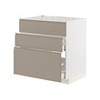 White/upplöv matt dark beige (+18.100,-)