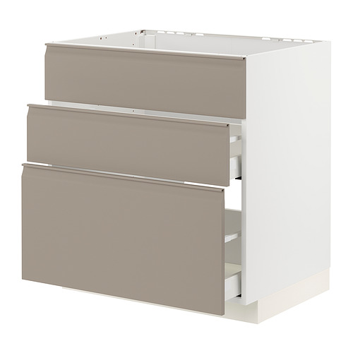 METOD/MAXIMERA base cab f sink+3 fronts/2 drawers