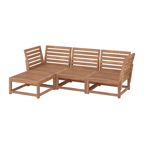 NÄMMARÖ 3-seat modular sofa, outdoor