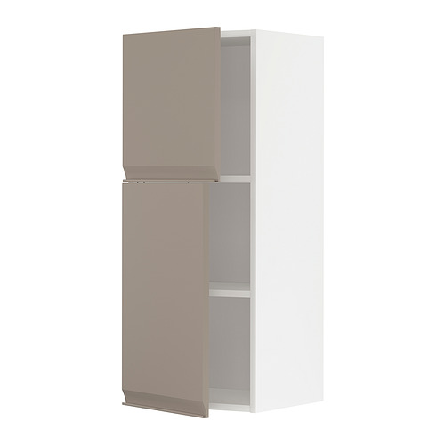 METOD wall cabinet with shelves/2 doors