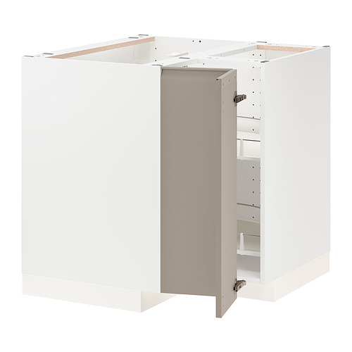 METOD, corner base cabinet with carousel