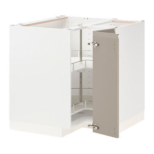 METOD, corner base cabinet with carousel