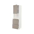 White/upplöv matt dark beige (+7.000,-)