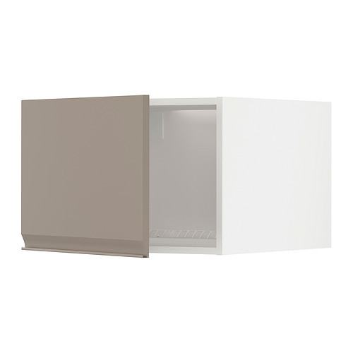 METOD, top cabinet for fridge/freezer