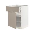 White/upplöv matt dark beige (+8.300,-)