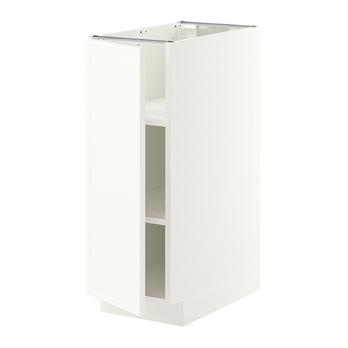 METOD base cabinet with shelves