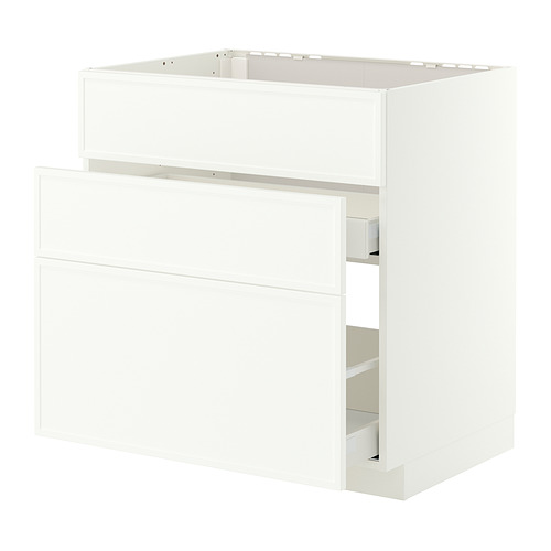 METOD/MAXIMERA base cab f sink+3 fronts/2 drawers