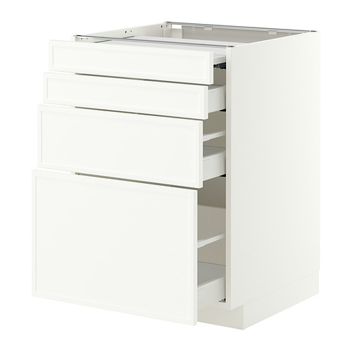 METOD/MAXIMERA bc w pull-out work surface/3drw