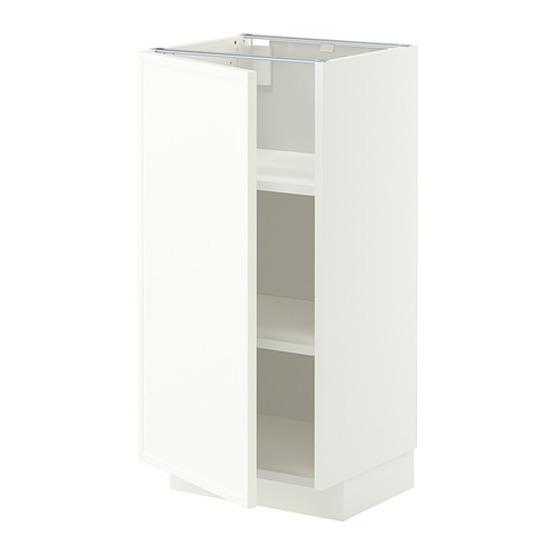 METOD base cabinet with shelves