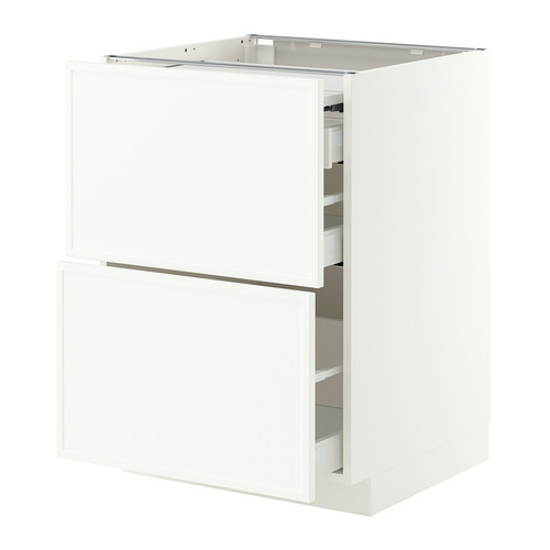 METOD/MAXIMERA bc w pull-out work surface/3drw