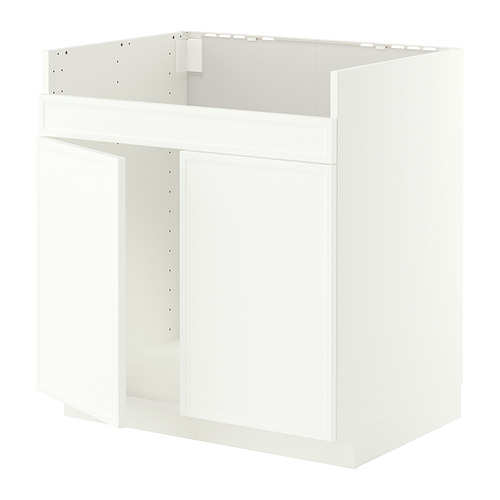 METOD base cab f HAVSEN double bowl sink