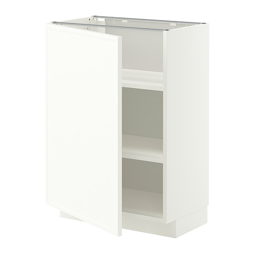 METOD base cabinet with shelves