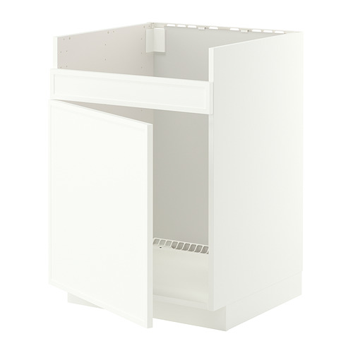 METOD base cab f HAVSEN single bowl sink