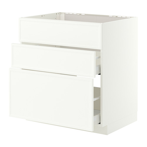 METOD/MAXIMERA base cab f sink+3 fronts/2 drawers