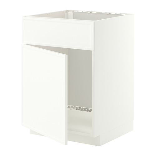 METOD base cabinet f sink w door/front
