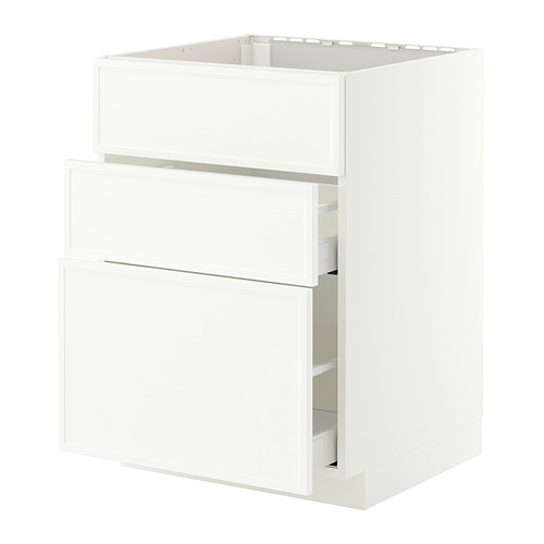 METOD/MAXIMERA base cab f sink+3 fronts/2 drawers