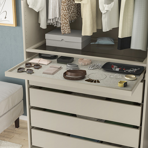 KOMPLEMENT, útdraganlegur bakki með mottu