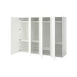 PLATSA wardrobe with 4 doors
