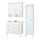 HEMNES/RÄTTVIKEN, bathroom furniture, set of 5